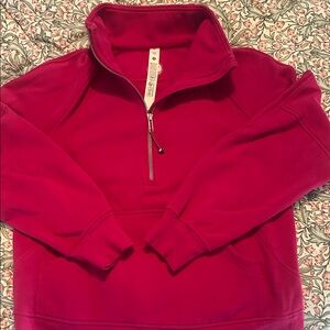 Lululemon Scuba Magenta Quarter-Zip Pullover